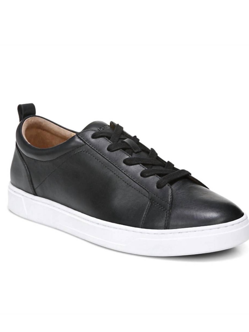 Vionic Lucas Lace Up Black Leather Sneaker Men's US 7 M (EU 40)
